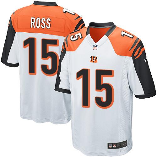 Nike Bengals #15 John Ross White Youth Stitched NFL Elite Jersey